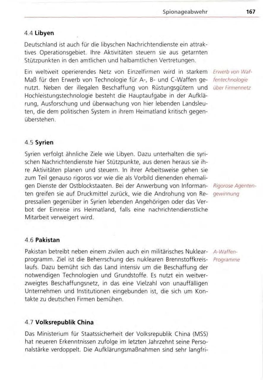 Seite 167 des Verfassungsschutzbericht 1995 Bayern