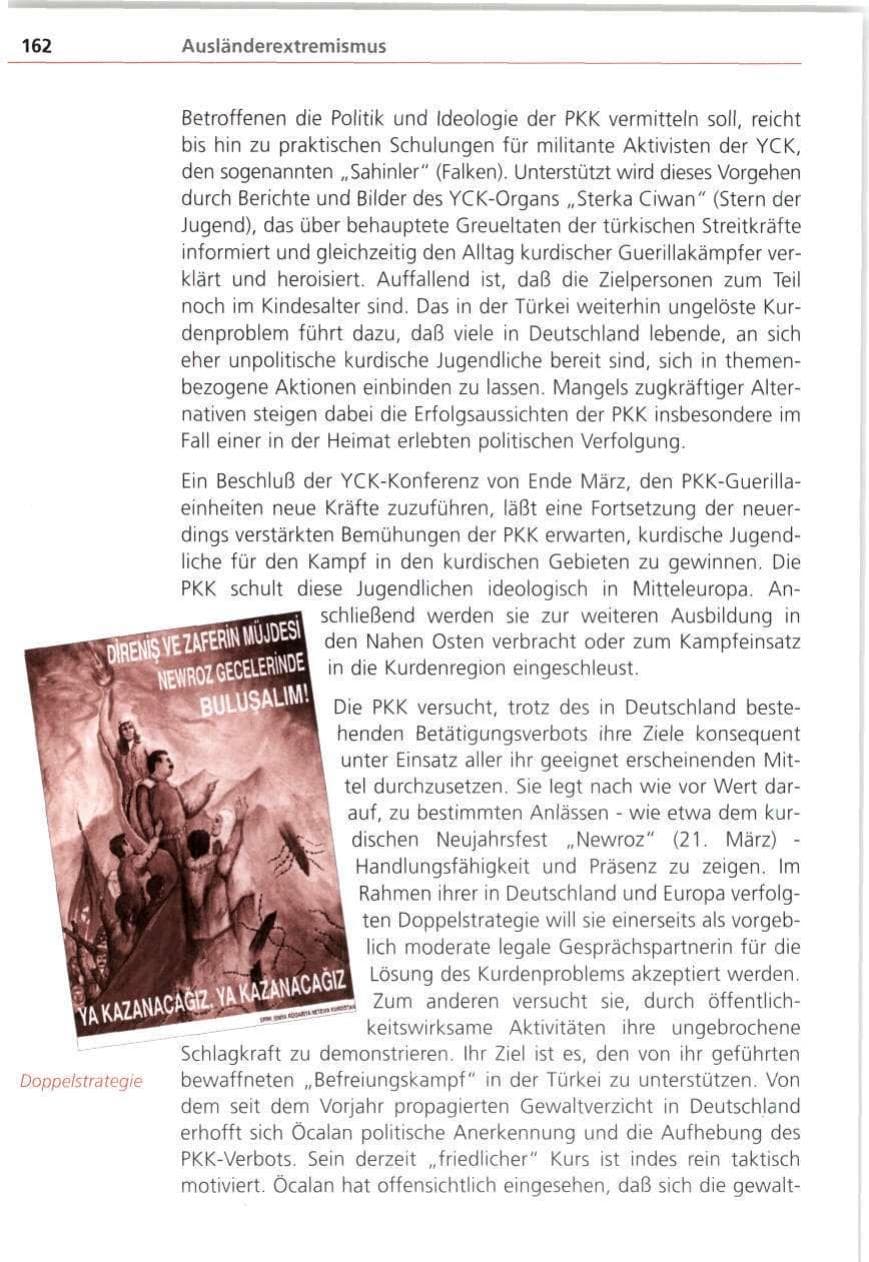 Seite 162 des Verfassungsschutzbericht 1997 Bayern