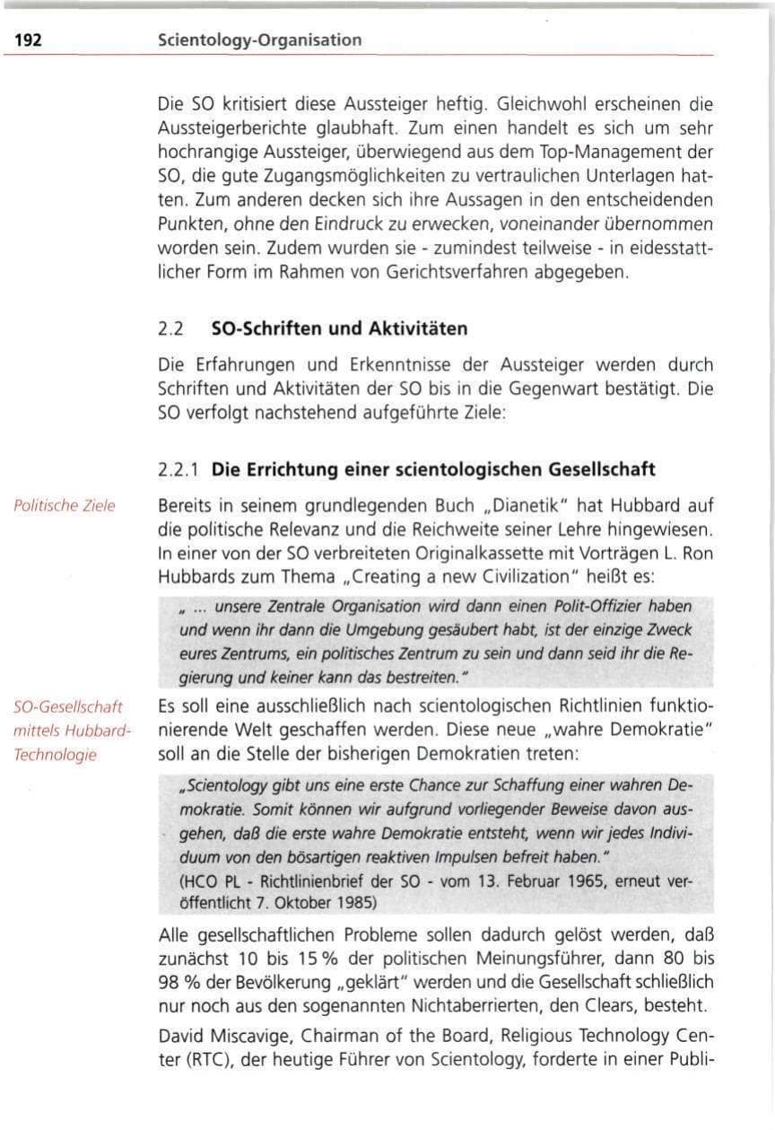 Seite 192 des Verfassungsschutzbericht 1997 Bayern