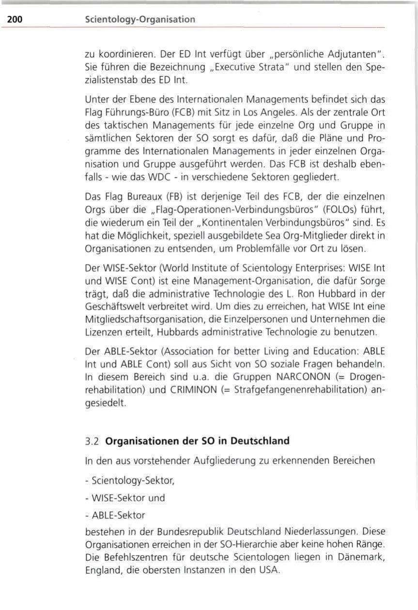 Seite 200 des Verfassungsschutzbericht 1997 Bayern