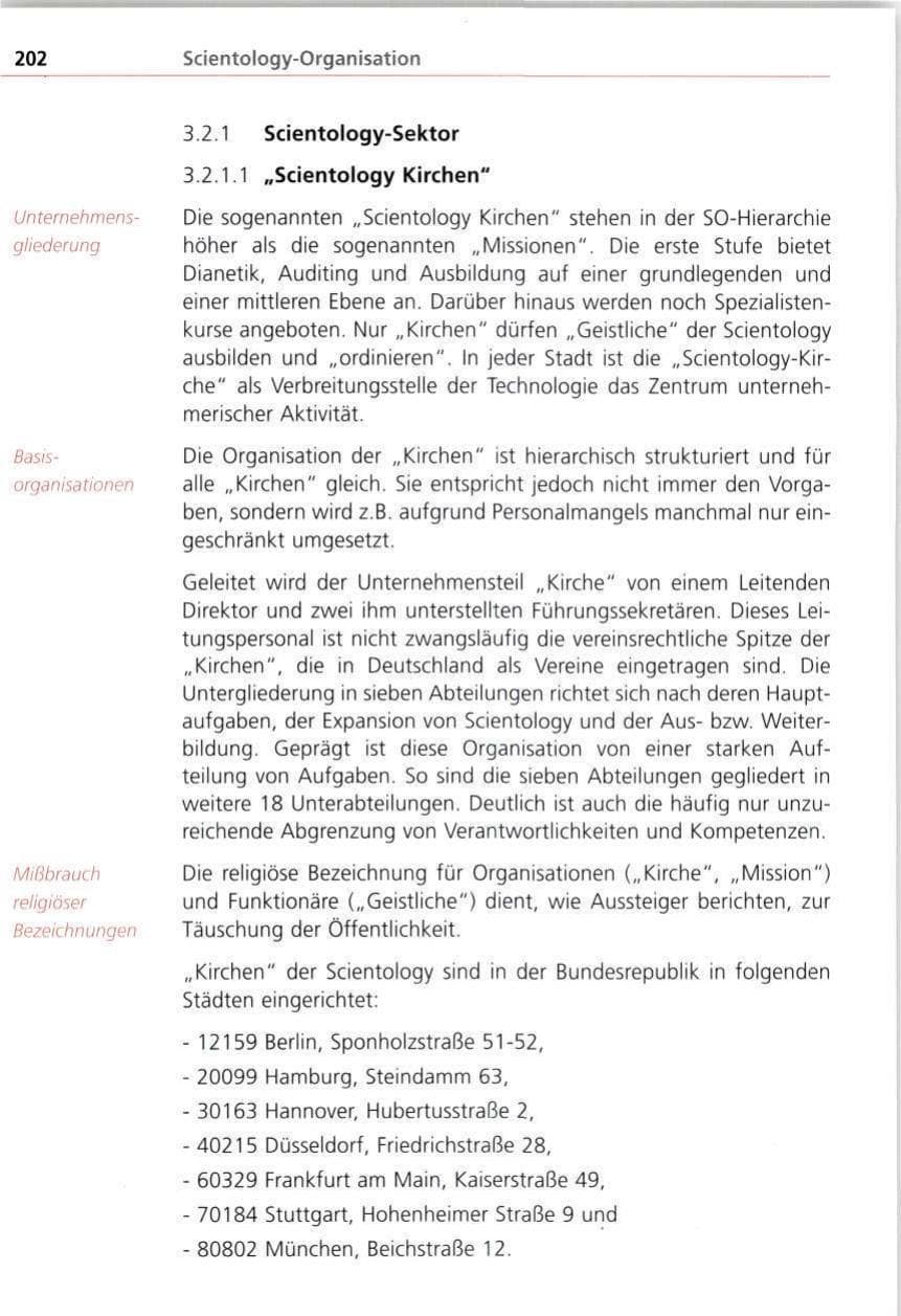 Seite 202 des Verfassungsschutzbericht 1997 Bayern