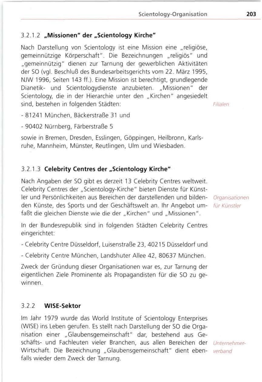 Seite 203 des Verfassungsschutzbericht 1997 Bayern
