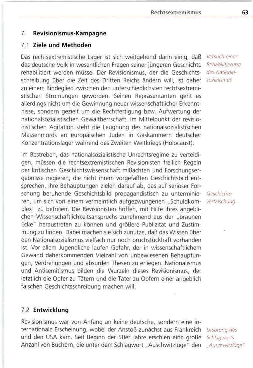 Seite 63 des Verfassungsschutzbericht 1997 Bayern