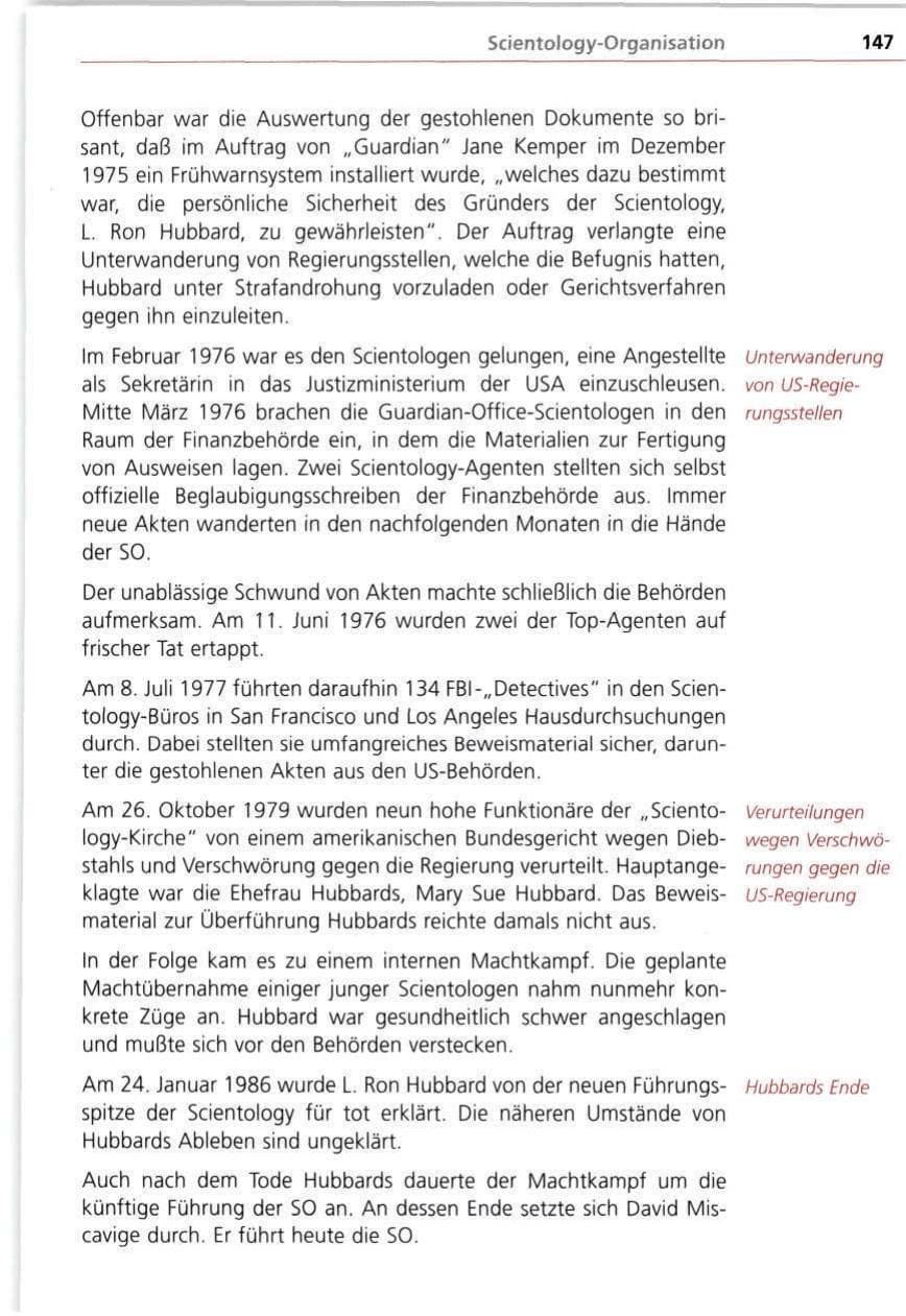 Seite 147 des Verfassungsschutzbericht 1998 Bayern