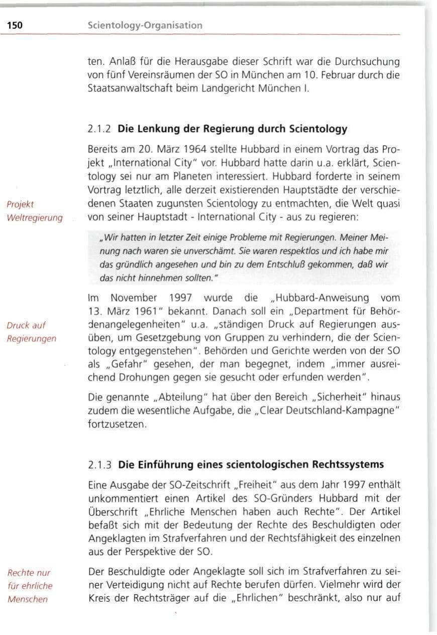 Seite 150 des Verfassungsschutzbericht 1998 Bayern