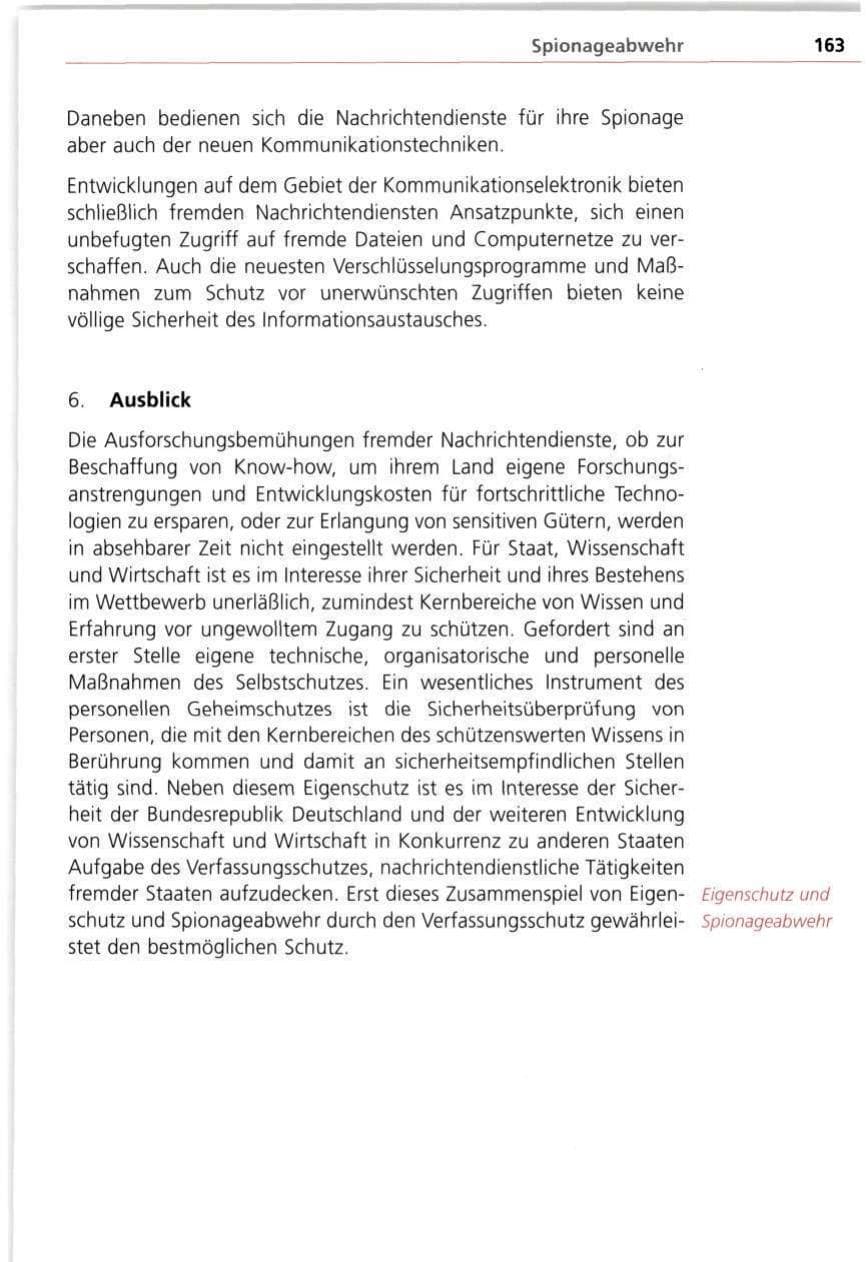 Seite 163 des Verfassungsschutzbericht 1998 Bayern