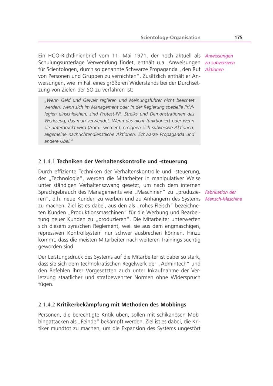 Seite 175 des Verfassungsschutzbericht 1999 Bayern