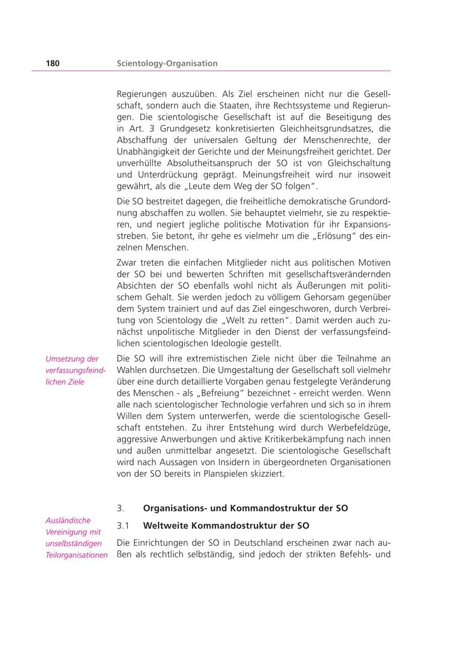 Seite 180 des Verfassungsschutzbericht 1999 Bayern