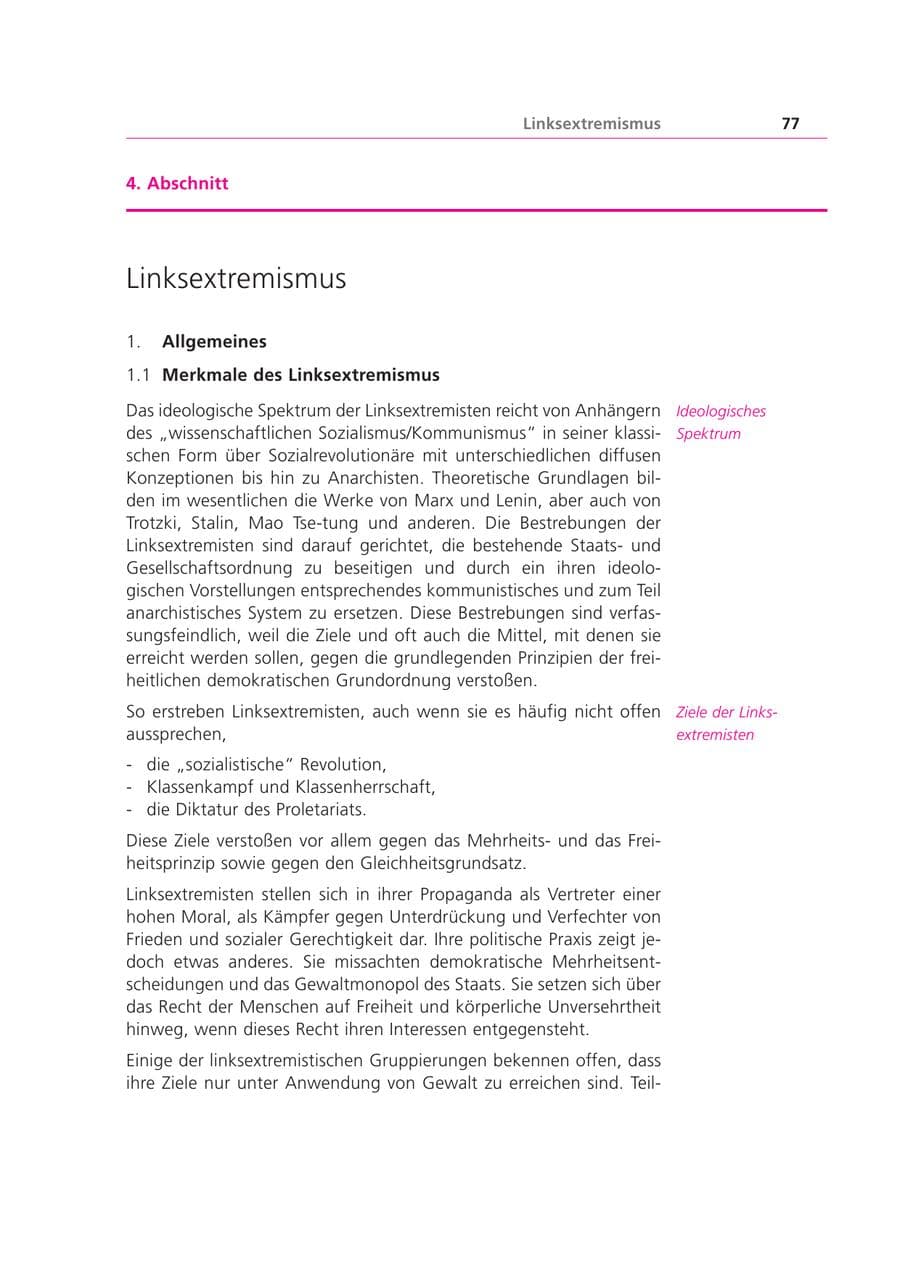 Seite 77 des Verfassungsschutzbericht 1999 Bayern