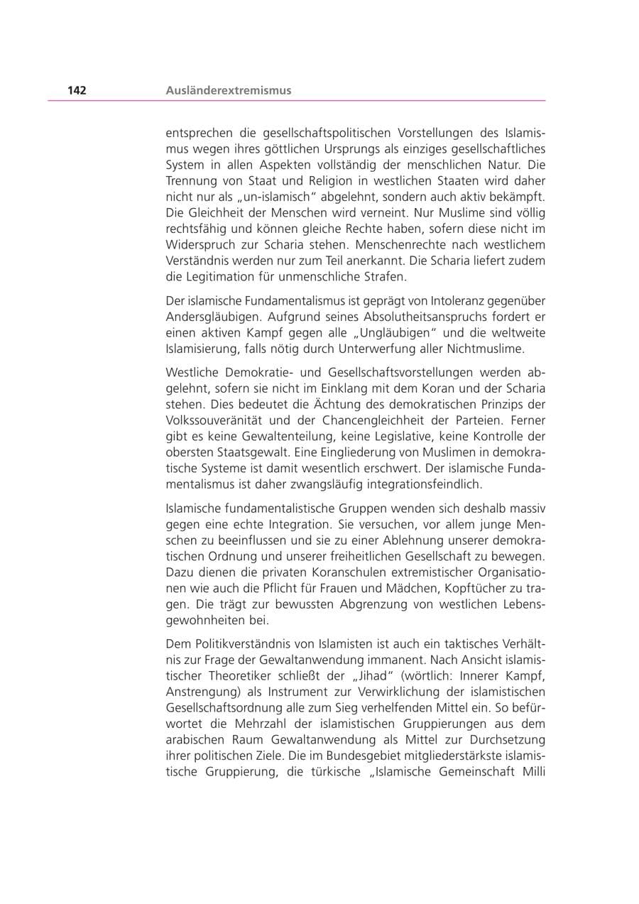 Seite 143 des Verfassungsschutzbericht 2001 Bayern