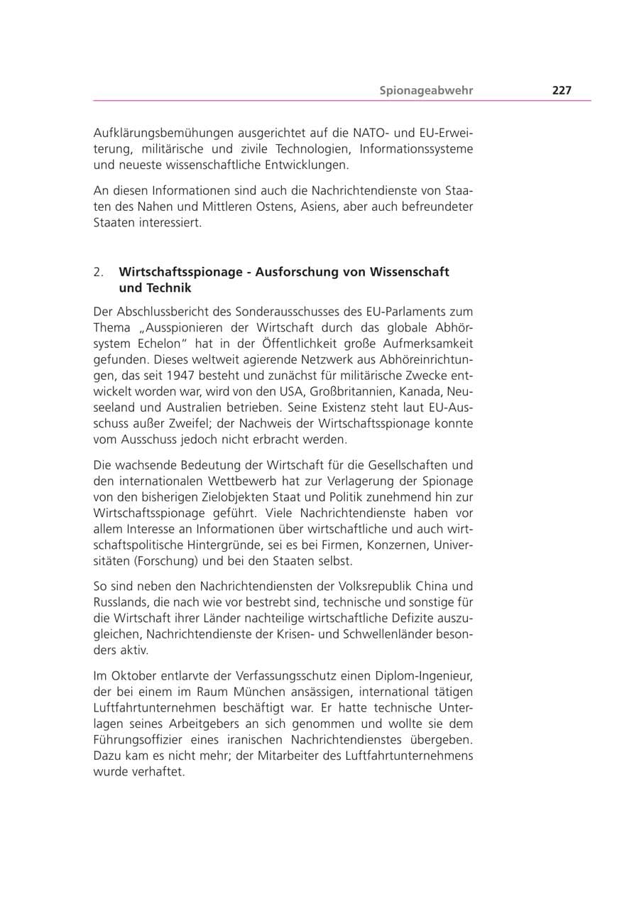 Seite 228 des Verfassungsschutzbericht 2001 Bayern