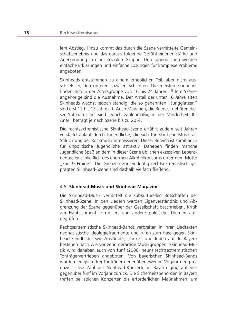 Seite 79 des Verfassungsschutzbericht 2001 Bayern