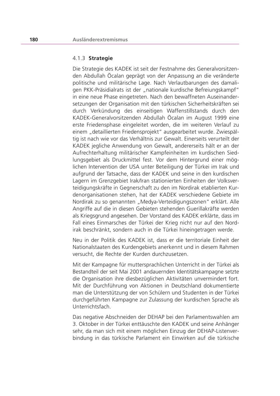 Seite 180 des Verfassungsschutzbericht 2002 Bayern