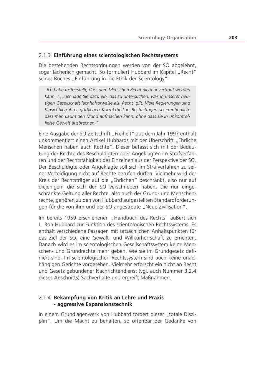 Seite 203 des Verfassungsschutzbericht 2002 Bayern