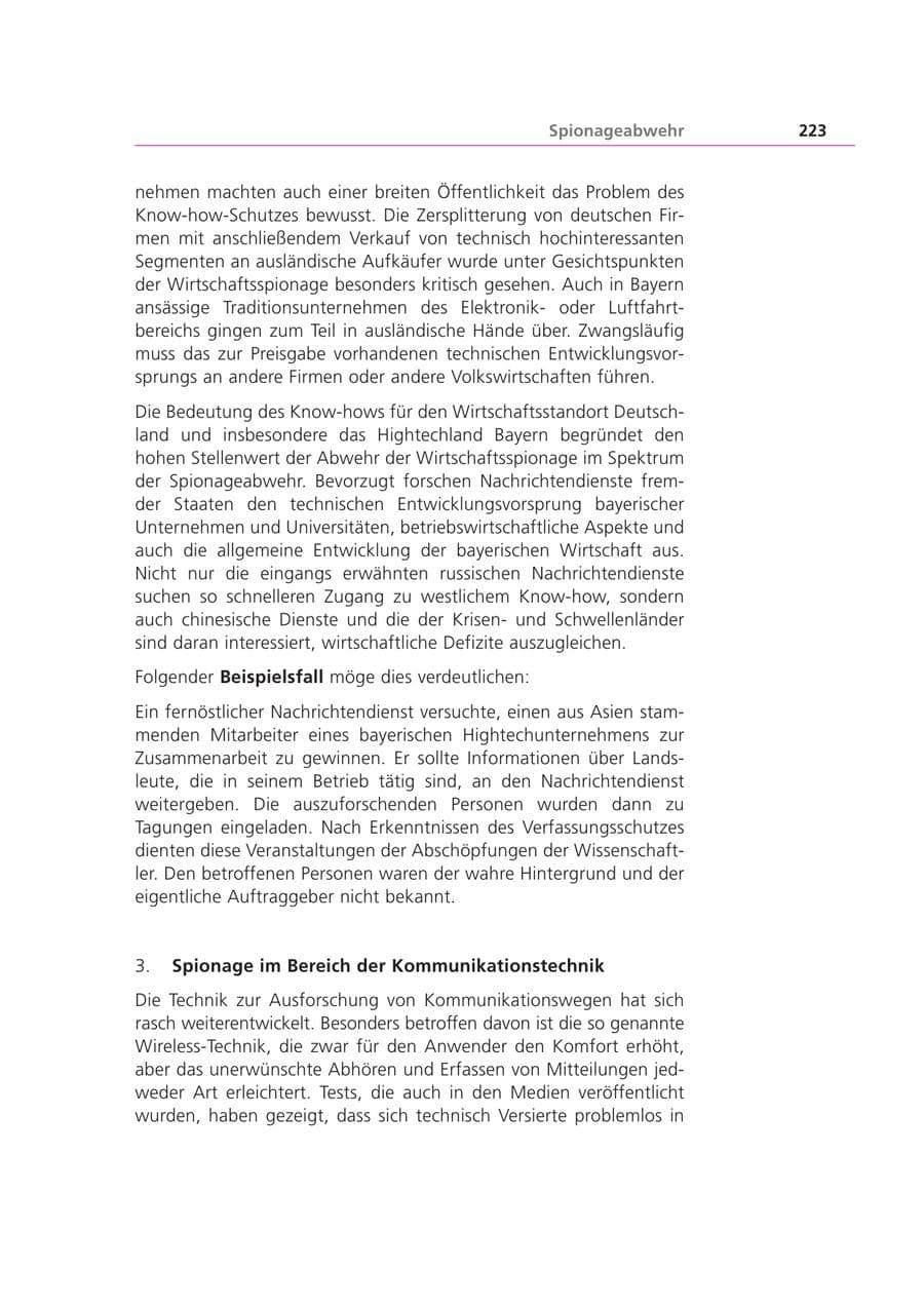 Seite 223 des Verfassungsschutzbericht 2002 Bayern