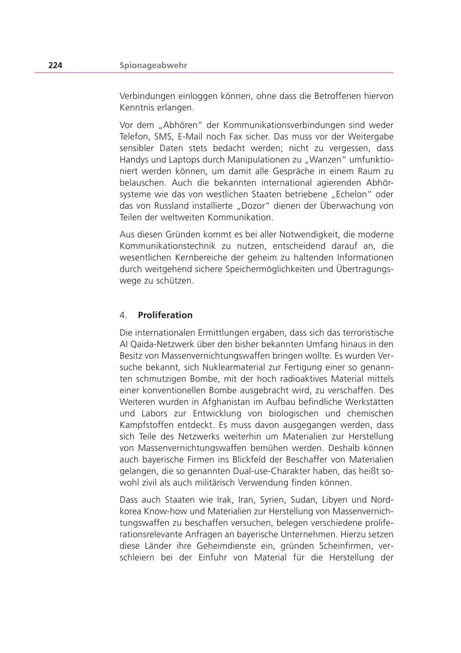 Seite 224 des Verfassungsschutzbericht 2002 Bayern