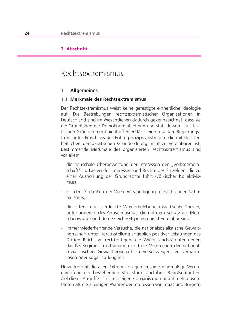 Seite 24 des Verfassungsschutzbericht 2002 Bayern