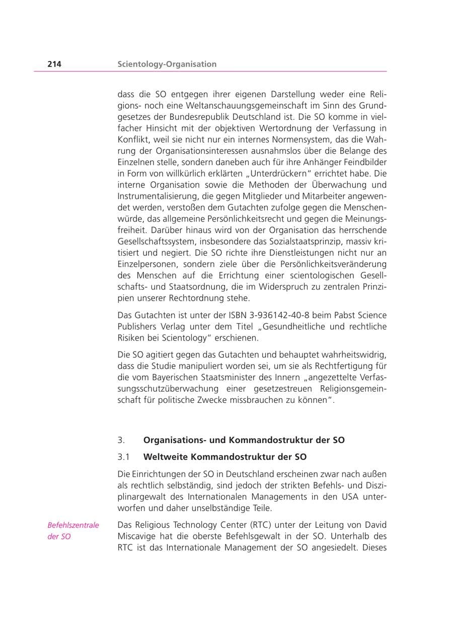 Seite 214 des Verfassungsschutzbericht 2003 Bayern