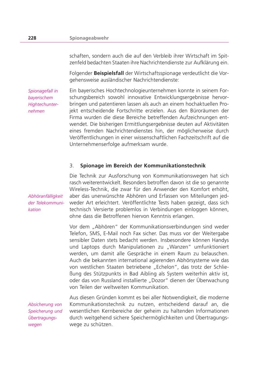 Seite 228 des Verfassungsschutzbericht 2003 Bayern