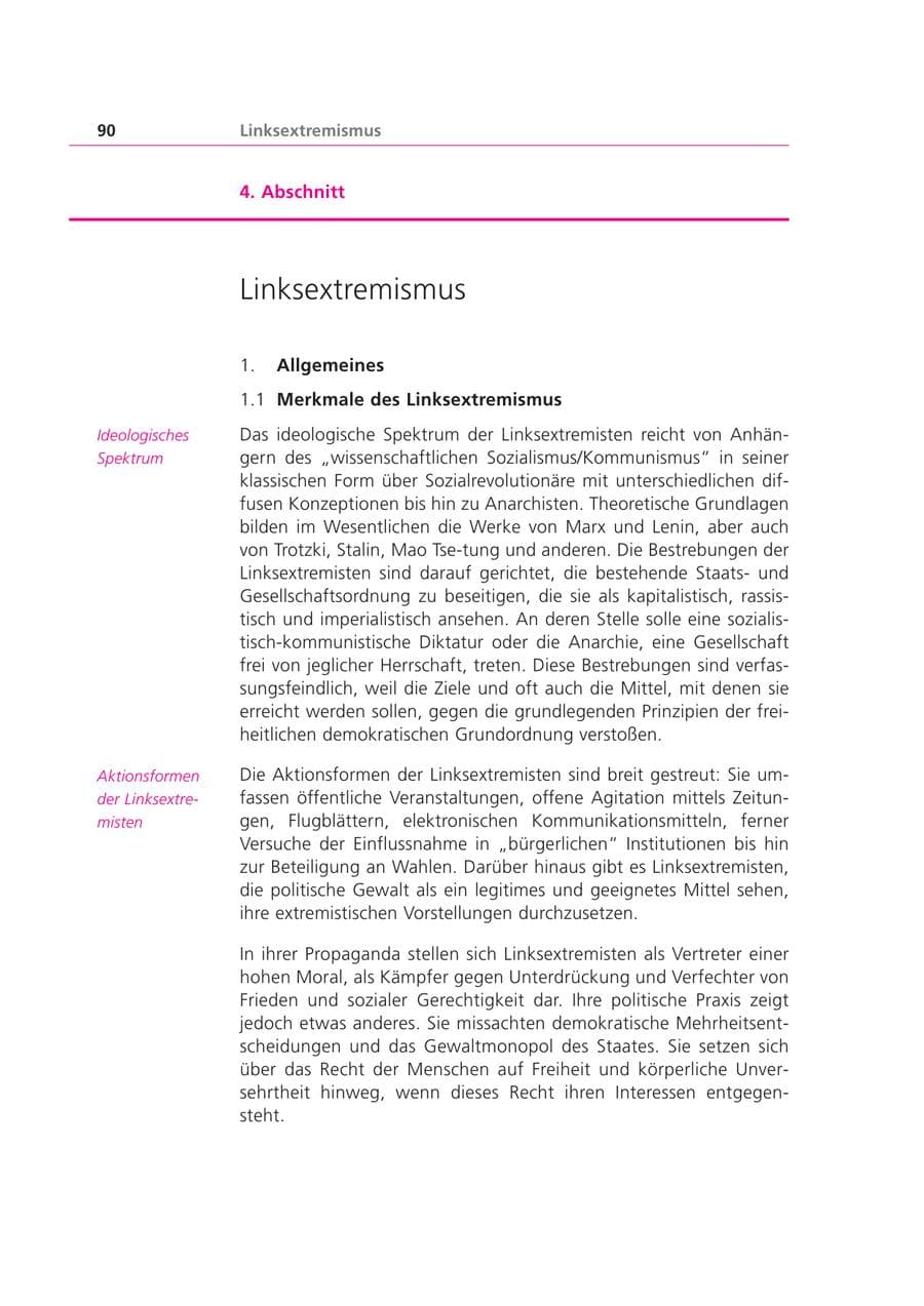 Seite 90 des Verfassungsschutzbericht 2003 Bayern