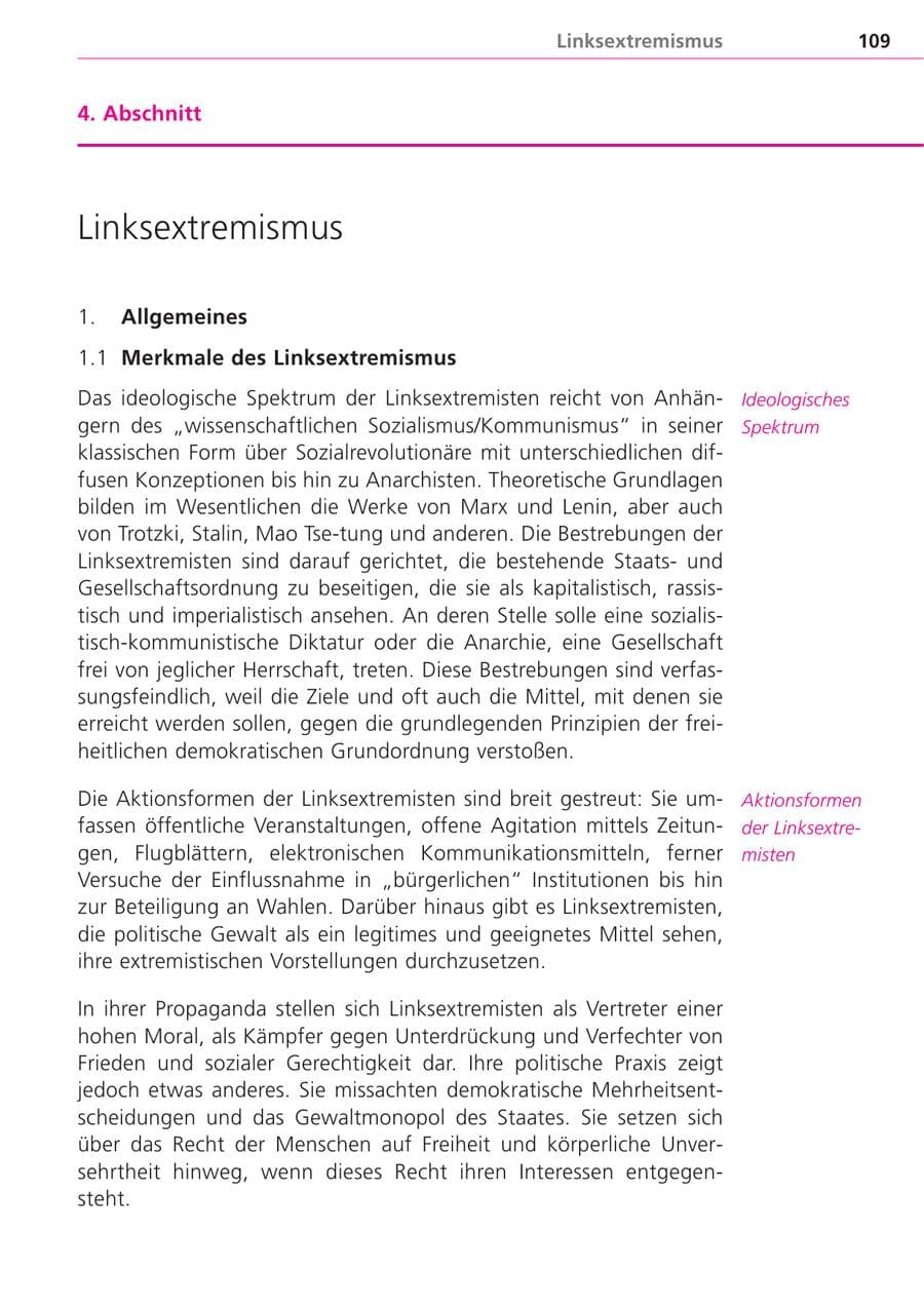 Seite 109 des Verfassungsschutzbericht 2004 Bayern