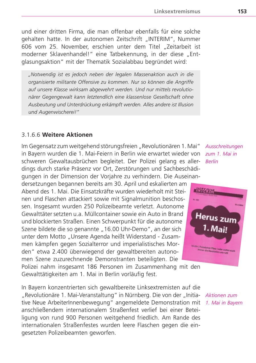 Seite 153 des Verfassungsschutzbericht 2004 Bayern