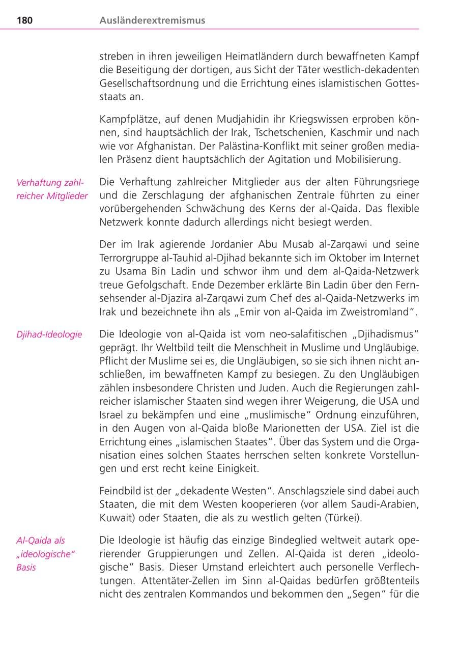 Seite 180 des Verfassungsschutzbericht 2004 Bayern