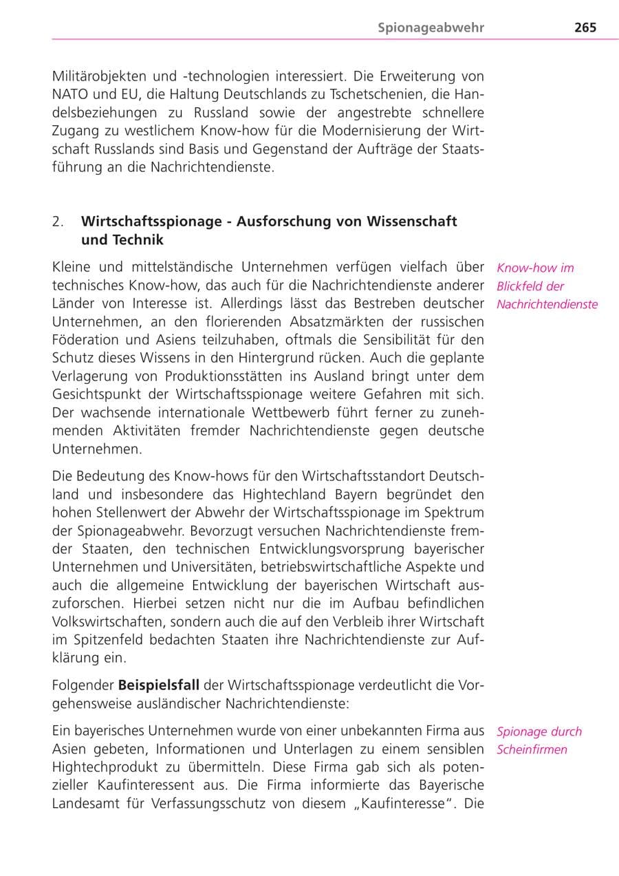 Seite 265 des Verfassungsschutzbericht 2004 Bayern