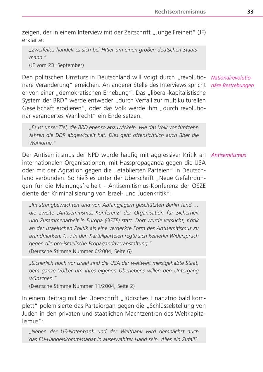 Seite 33 des Verfassungsschutzbericht 2004 Bayern