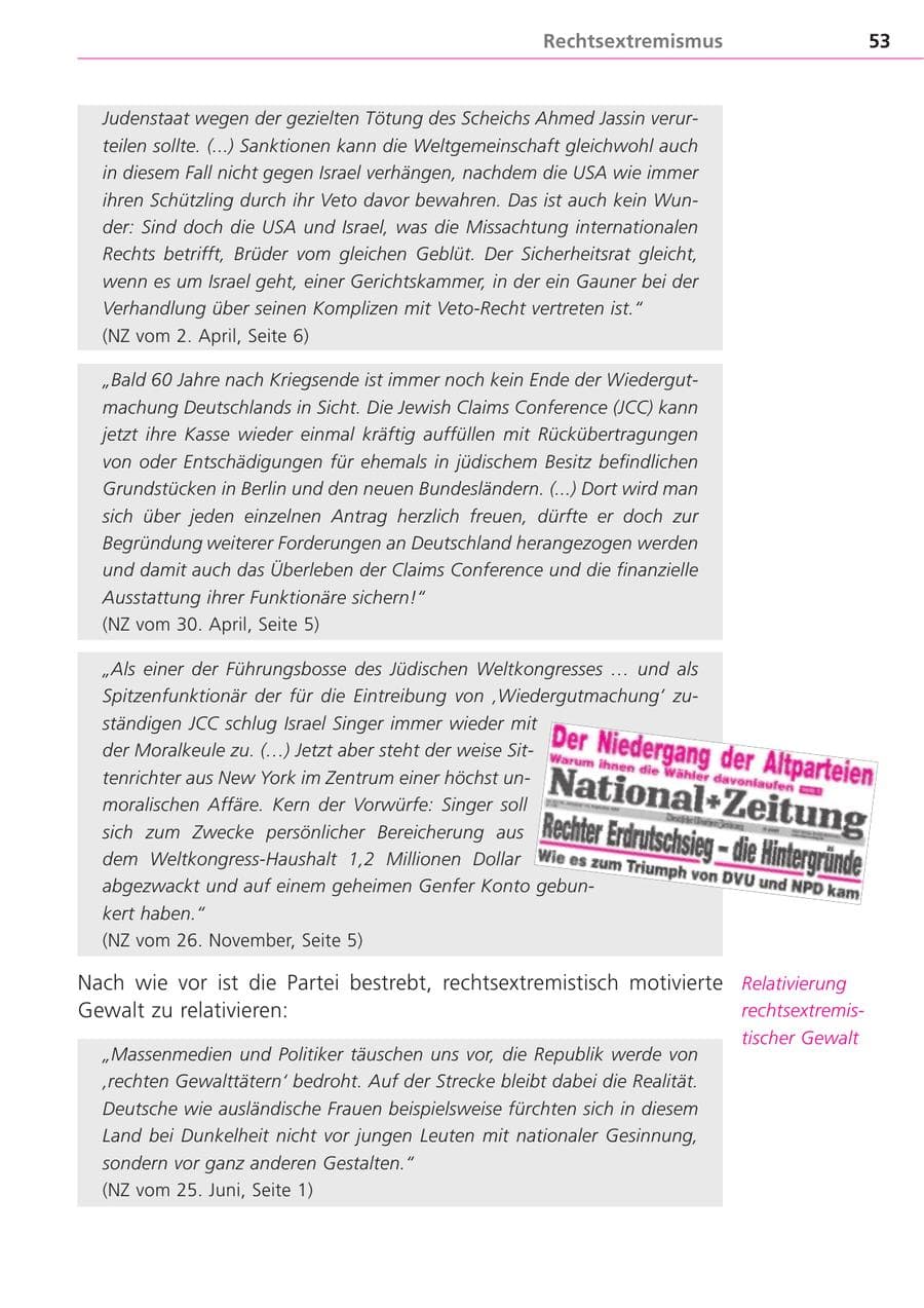Seite 53 des Verfassungsschutzbericht 2004 Bayern