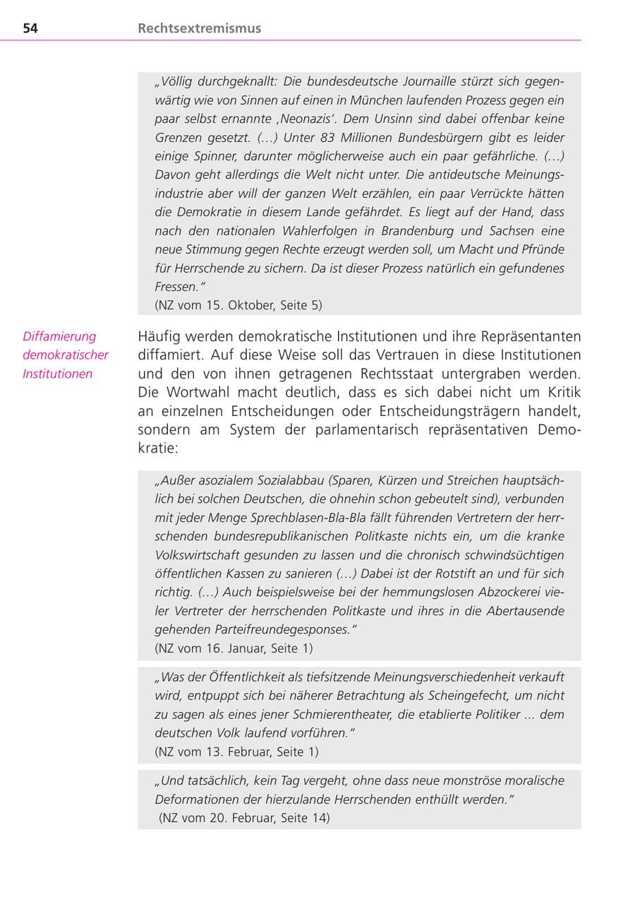 Seite 54 des Verfassungsschutzbericht 2004 Bayern