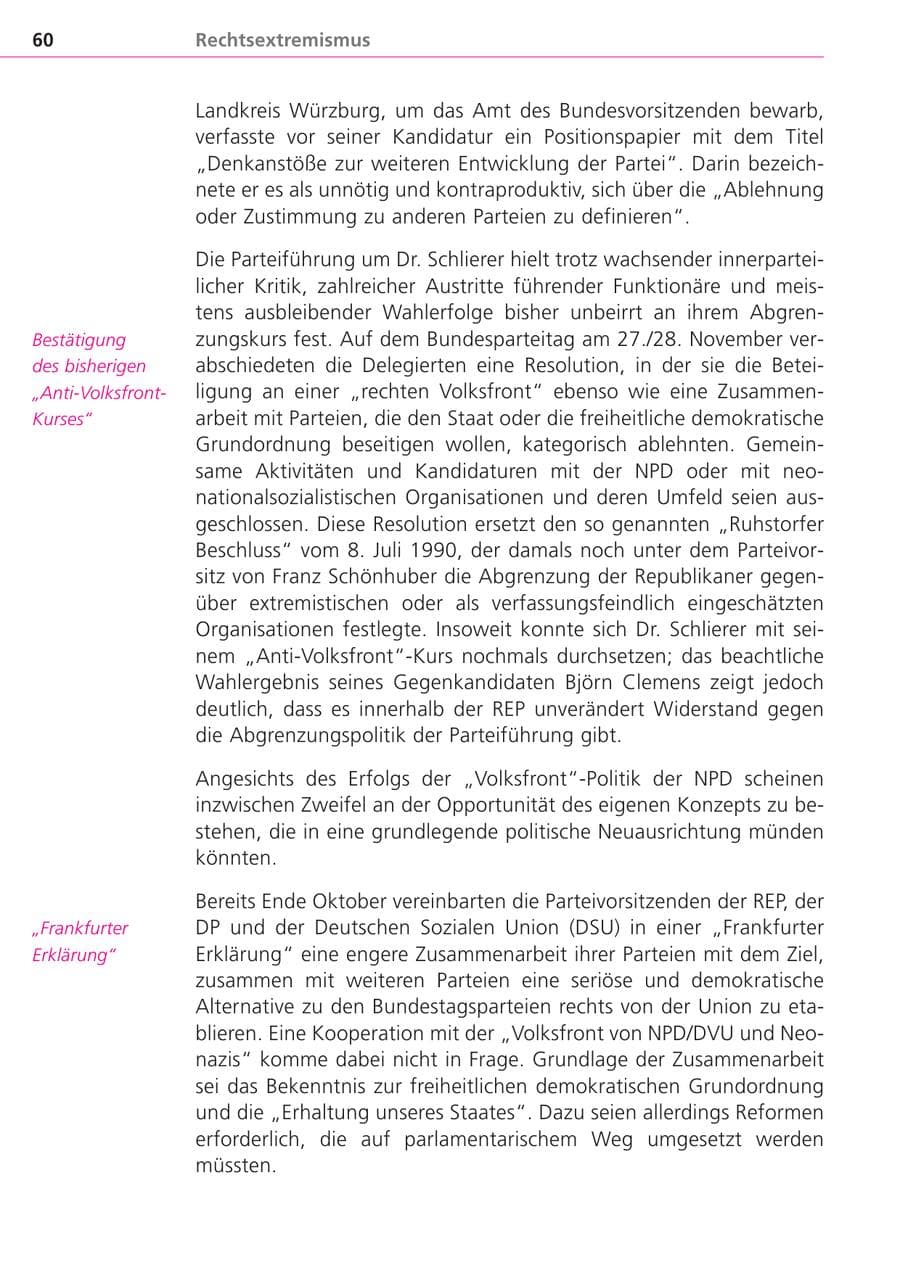 Seite 60 des Verfassungsschutzbericht 2004 Bayern
