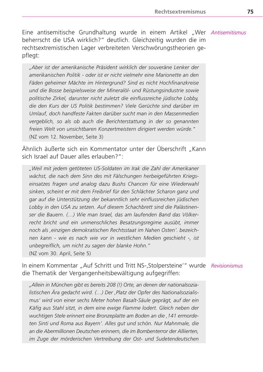 Seite 75 des Verfassungsschutzbericht 2004 Bayern