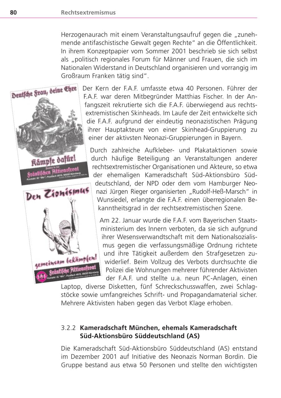 Seite 80 des Verfassungsschutzbericht 2004 Bayern