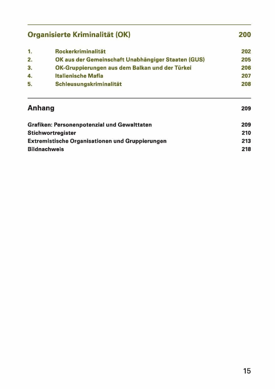 Seite 15 des Verfassungsschutzbericht 2013 Bayern