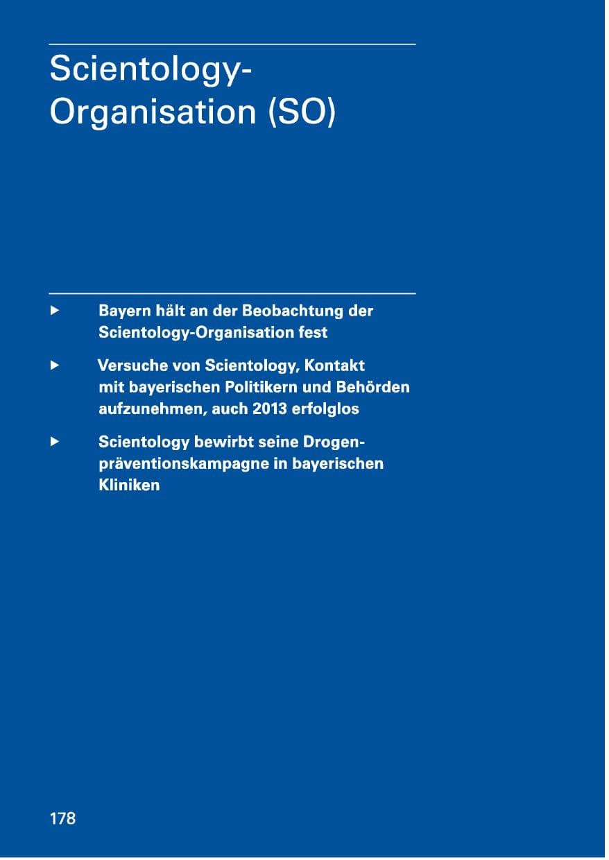 Seite 178 des Verfassungsschutzbericht 2013 Bayern