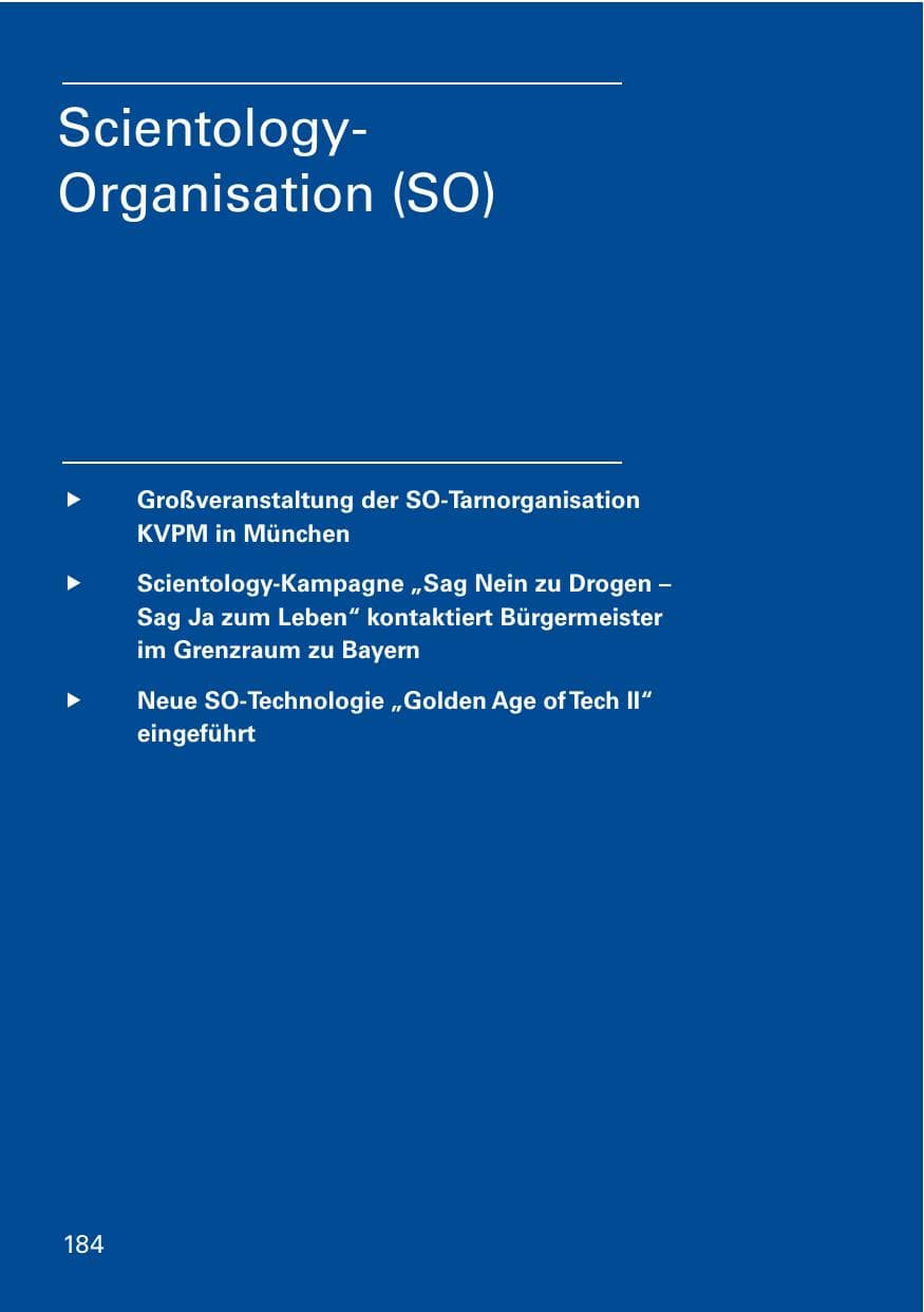 Seite 186 des Verfassungsschutzbericht 2014 Bayern