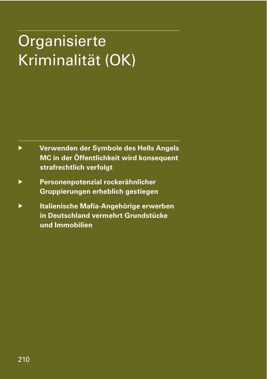 Seite 212 des Verfassungsschutzbericht 2014 Bayern