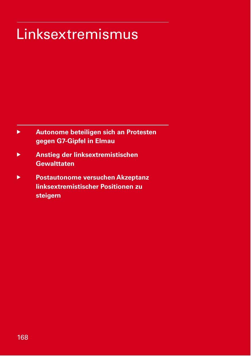 Seite 170 des Verfassungsschutzbericht 2015 Bayern