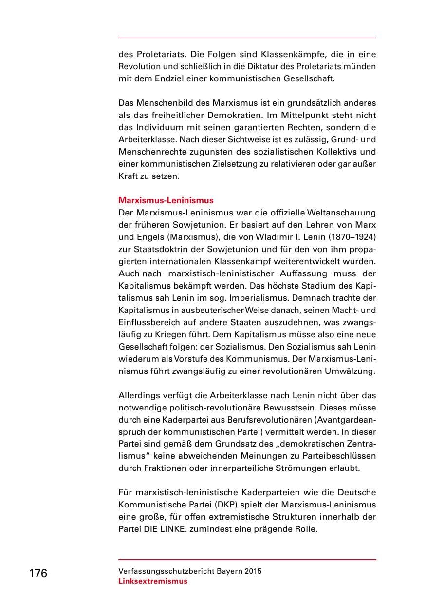 Seite 178 des Verfassungsschutzbericht 2015 Bayern
