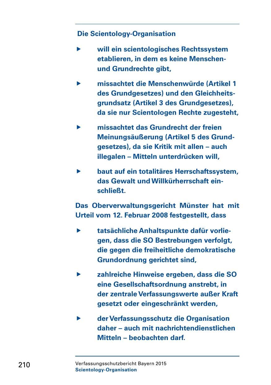Seite 212 des Verfassungsschutzbericht 2015 Bayern