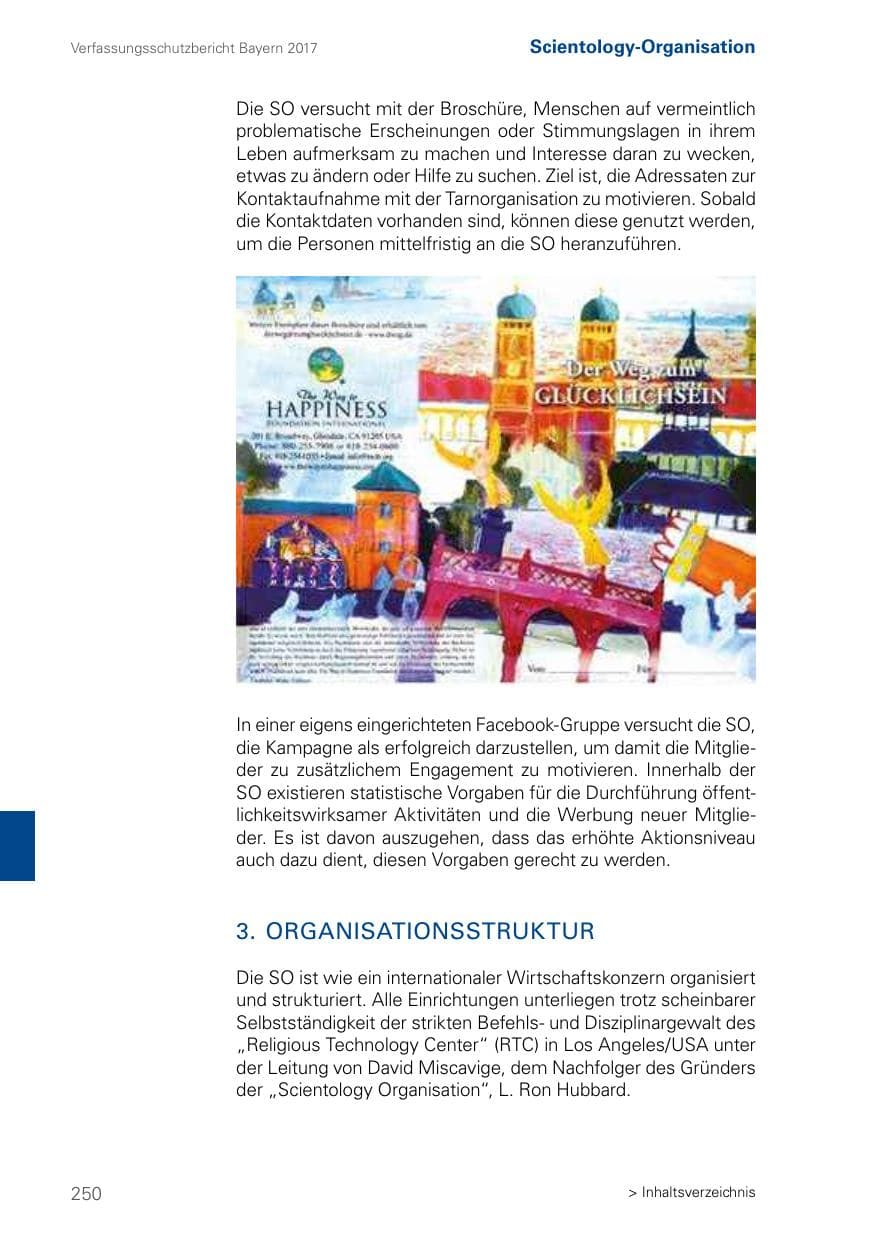 Seite 250 des Verfassungsschutzbericht 2017 Bayern