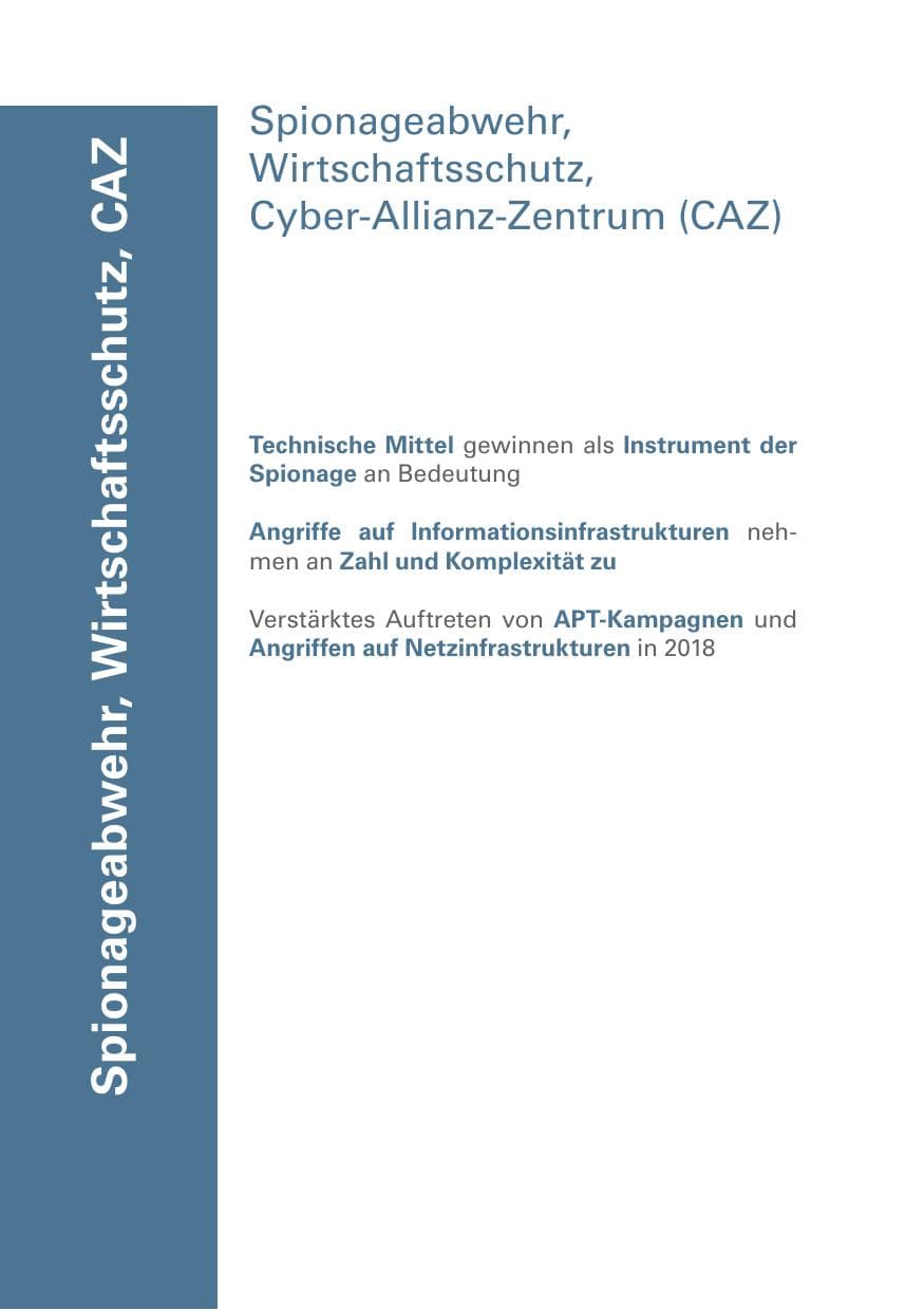 Seite 274 des Verfassungsschutzbericht 2018 Bayern