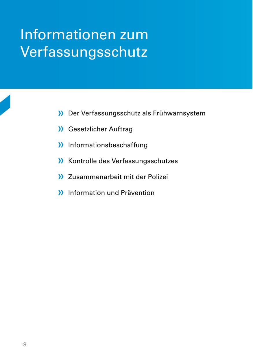 Seite 18 des Verfassungsschutzbericht 2022 Bayern