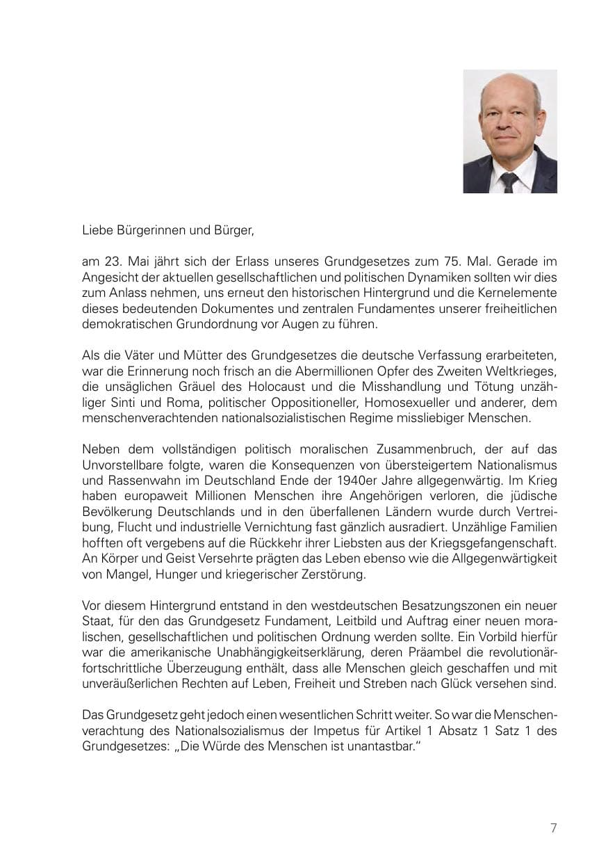 Seite 7 des Verfassungsschutzbericht 2023 Bayern