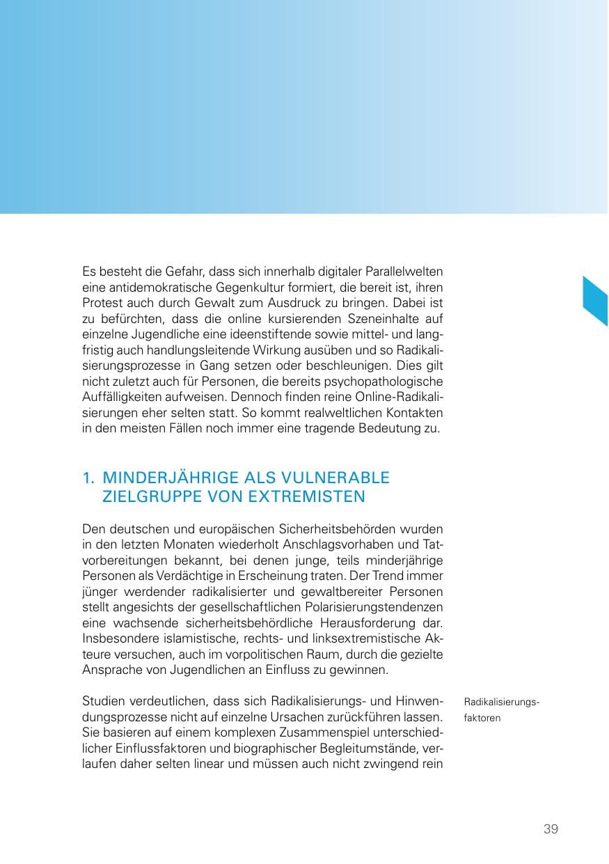 Seite 39 des Verfassungsschutzbericht 2024 Bayern
