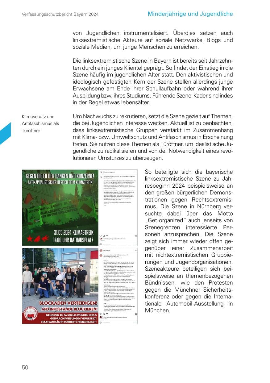 Seite 50 des Verfassungsschutzbericht 2024 Bayern