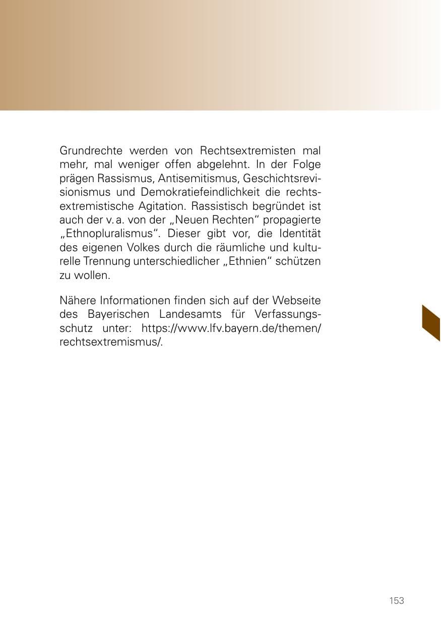 Seite 153 des Verfassungsschutzbericht 2025 Bayern