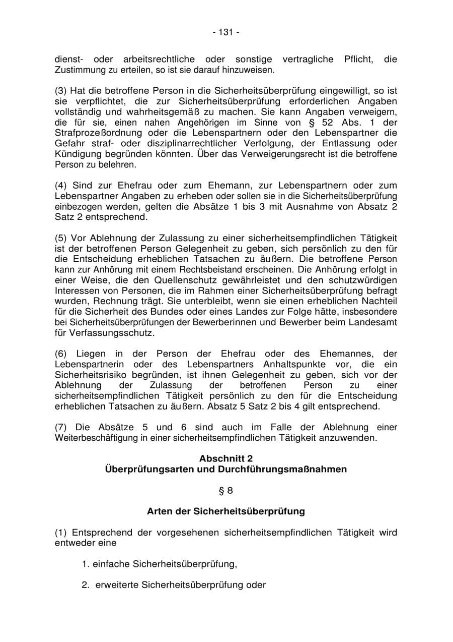Seite 131 des Verfassungsschutzbericht 2006 Bremen