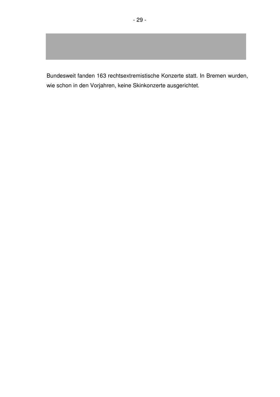 Seite 29 des Verfassungsschutzbericht 2006 Bremen